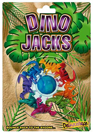 Deluxebase Jacks Game - Dino from A new take on a traditional family game, great for kids and dinosaur lovers