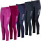 Lazura - Reitleggings für Damen Emilia | Vollbesatz aus Silikon | Vollbesatzreithose mit 2 seitlichen Handytaschen | Reithose in Nachtblau | Reitbekleidung in Größe 34