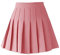 TONCHENGSD Damen High Waist Plissee Minirock Skater Tennisrock - Pink - Mittel