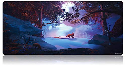 Bimormat Großes Gaming Mauspad,900x400mm XXL Schreibtischunterlage, Mousepad Gemacht aus Hochwertige Materialien,Verbessert Präzision und Geschwindigkeit (90x40 G8redwolf)