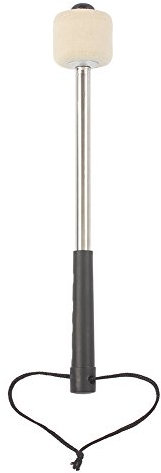 Tomotato Drum Mallet Bass Drum Schlägel Wollfilz Drum Stick mit Metall Griff Trommel Schlägel mit Filzkopf Percussion Marching Band Zubehör 303mm/11.9 Zoll
