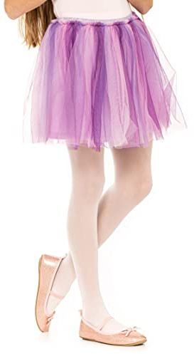 OVISSA Collant da Balletto per Ragazze Collant Scolastici per Bambine Resistenti con Piedi Morbidi Uniformi Scolastiche Danza Sport 50 DEN con Microfibra, rosa baby 11-12 anni