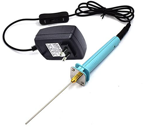 WANGCL Schaumstoff Schneider 100–240 V/15 W Elektrische Styroporschneider 10cm HeißSchneidestift mit Spannungswandler