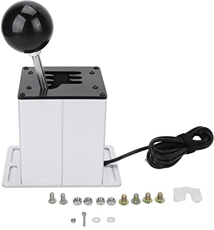 Restokki USB H Gear Shifter PC USB-Simulationsspiel H Gearshifter für ATS ETS Dust WRC SIM Racing Games für G29 G27 G25