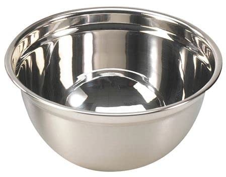 Acense Stainless Steel Mixing Bowl (25cm) - Large for Baking, Perfect Pudding Basin and Big Steel Bowl for Kitchens