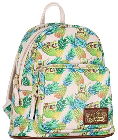 INTIMO Nickelodeon SpongeBob Schwammkopf Mini-Rucksack mit Cartoon-Ananas-Motiv, Spongebob Ananas, Einheitsgröße, Modern
