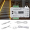 FACULX Controller di luce per scale con sensore di movimento a LED DC12-24V RGB Controller per luci scale con sensore di luce diurna Velocità Luminosità Regolatore di luce per scale per WS2811 WS2818