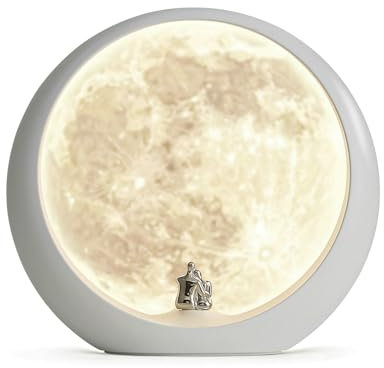 mamre Super Moon Nachtlicht – Dimmbare Tischlampe für Heimdekoration und einzigartiges Geschenk für Jubiläen, Hochzeiten, Valentinstag und Weihnachten