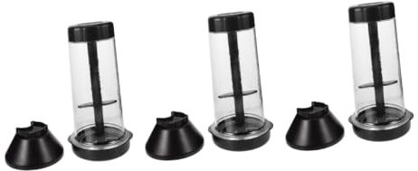 MAGICLULU 3 Piezas Taza Mezcladora De De Harina Colador Vaso Licuadora Vaso Batidora Licuadora Vaso Batidora Vaso De Azúcar Tipo Taza Acero para Harina El Plastico Reutilizable