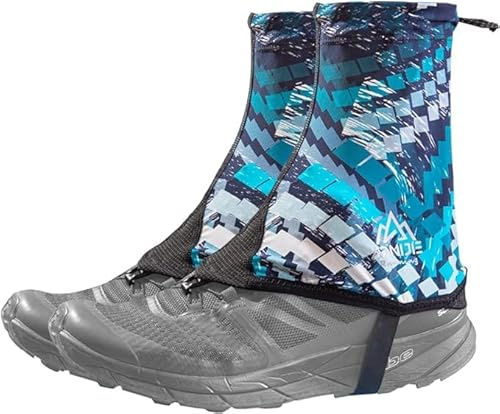 OrrinSports Trail Low Gamaschen für Damen und Herren Atmungsaktiv Wasserdicht Verstellbare Gamaschen zum Wandern Klettern Laufen