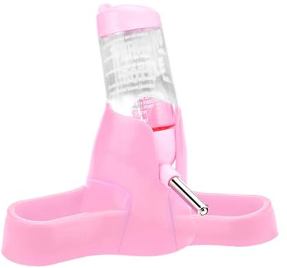 Dispensador de Agua para hámster,Dispensador automático de Comida y Agua para hámster - Bebedero de Botella de Agua para hámster de 80 ml para Accesorios para Mascotas