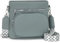 Snmoec damen handtasche mittelgross umhängetasche damen mittelgroß crossbody bag Veganes Leder umhängetasche mit breitem gurt damentaschen Graublau
