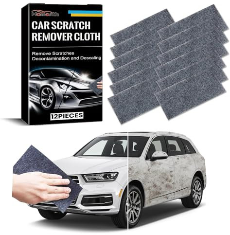 stroyayo 12 Stück Nano Sparkle Tuch Auto Kratzer Original Nanosparkle Tuch Original Effektive Politur Repair Reparatur Scratches Tücher Artifact Auto-Kratzer-Entferner Autolack