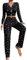 KKvoPiQ Damen Langärmelig Pyjama Set Mit Blumenmuster - 2-Teiliges V-Ausschnitt Bauchfreies Top Und Hose Knopfleiste Nachtwäsche Lounge Kleidung Lounge Set - Langärmeliges Oberteil Und Lange Hose