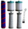 HEIBTENY Brush Roller and Pre and Post Filter Set for Tineco A10 A11 Hero A10/A11 Master Vacuum Cleaner 1 Soft Roller Brush 2 Pre Motor Filters 2 Post Motor Filters 1 Cleaning Brush
