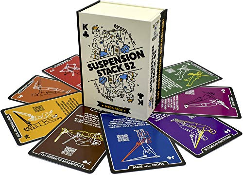 Stack 52 Suspension Exercise Cards. Compatible with TRX.