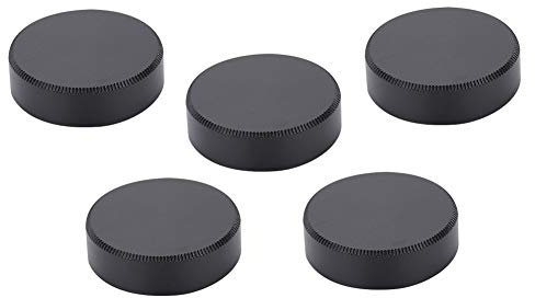 VBESTLIFE Objektivabdeckung,VBESTLIFE5 stücke Legierung Objektivkappe für C-Mount Objektive,25mm(schwarz)