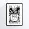 Din A4 Kunstdruck ungerahmt Tarot Tarotkarte - The Lovers - Die Liebenden - Raider Waite Deck - Wahrsagen Esoterik Zukunft Vintage stilisiert Druck Poster Bild