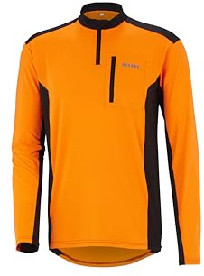 KOX Funktionsshirt Langarm Orange/Schwarz Größe XXL