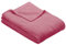 Ibena Kuscheldecke Olbia 150x200 cm - flauschig, warm & waschbar, Fleecedecke Rose einfarbig