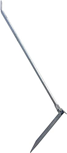 Einschlag-Sturmanker/Sturmstütze/Zaunanker 1300mm(Schaft 900mm/Anker 400mm), feuerverzinkt, 3-er Set