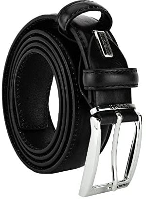 Biagiotti Herren Gürtel aus PU mit Lederfutter, kürzbar, mit Geschenkbox