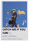 Poster auf Leinwand, Motiv Catch Me If You Can Minimalistische Ästhetik, 30 x 45 cm