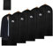 Vigevee Premium Kleidersack Anzug 5 Stück 128 x 60 cm inkl. Schuhbeutel Mit PE-Folie Dicker Vliesstoff Hochwertige Kleiderhülle für Anzug und Kleid Atmungsaktive Anzugtasche für Reisen