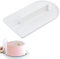 Alisador de tartas de borde plano, herramienta de alisado de glaseado de fondant, más suave, sin BPA, raspador de bordes resistentes para tartas