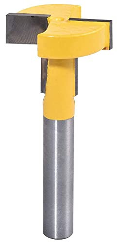 Bestgle 1/4 T-Slot and T-Track Router Bit, Keyhole Router Bit Woodworking Milling Cutter Tool