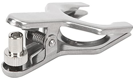 Spherical Pinch Clamp Strong Clamping Force Stainless Steel Spherical Joint Clamp Holder Pinch Clip Ball Clamp Laboratory Tool (35#)