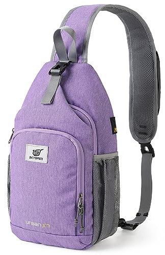 SKYSPER Brusttasche Schultertasche Herren Sling Bag Klein Crossbody Bags Männer Damen Leicht Umhängetasche Wandern Outdoor Reisen