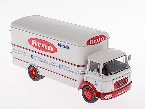 OPO 10 - Camion 1:43 Compatibile con Berliet GAK Van - Biscuit Brown - BER68