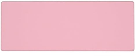 YYHWHJDE Grande Gaming mouse pad Oversize Gomma 31.5 X 11.8 Pollici Adatto per desktop, laptop, PC Tinta unita rosa Immagine