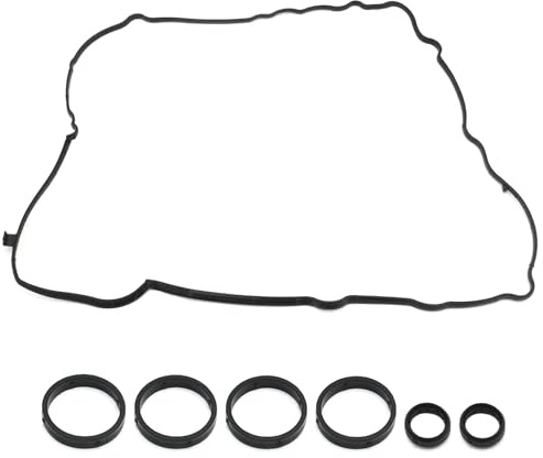 JUUDDENPARTS 11127567877 Car Valve Cover Gasket Set, Rubber Car Engine Valve Gasket Cover, Cylinder Head Cover Set Replacement for Mini Cooper Countryman Paceman Replaces VS50763R