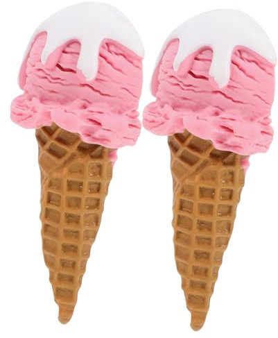COLLBATH Présentoir À Cornets De Glace Réaliste en Plastique/résine pour Présentation en Magasin