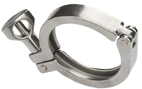 TNGNMGVSJ 1/2 3/4 1 1.5 2 2.5 3 4 5 6 8 Tri Clamp 304 Stainless Steel Pipe Fitting Quick to Homebrew(K145mm)