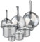ELO 9513650 Batterie de cuisine 7 pièces, Ensemble de 3 Poêles de cuisson 24, 28 et 32 cm et 4 faitouts 12, 16, 20 et 26 cm Elo Profi Citrin, inox, induction