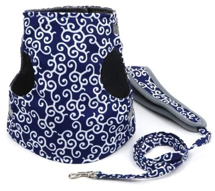 Anti-Ausbruch Katzengeschirr - Fluffy Adventures(Blau,XS)