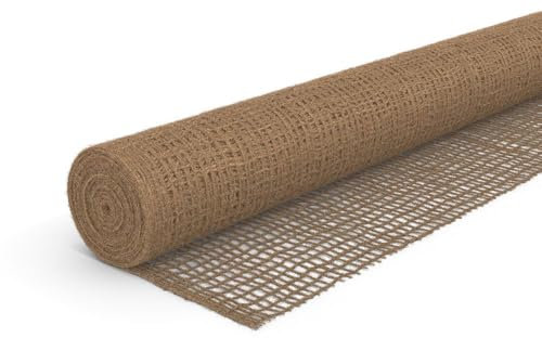 blizz-z Böschungsgewebe Kokos Breite: 1,00 m x 50 m (700 g/m²) 1 Rolle | Erosionsschutz Böschungen, geneigtes Gelände | Kokosmatte aus Reiner Naturfaser