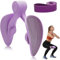 Oberschenkeltrainer für Frauen–Kegelübungen für Innere Oberschenkel, Beckenboden Trainer mit Widerstandsband, Bein Trainingsgerät Hüft- und Beckentrainer für Heim-Fitnessstudio (Lila)