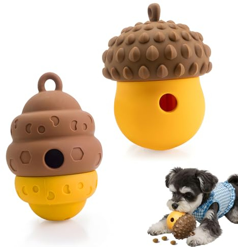 Giochi Cani Intelligenza, Gioco Interattivo per Cani, Giocattoli da Masticare per Cani in Silicone Alimentare, Gioco Cane Indistruttibile, Giocattoli per Cani di Piccola Media Grande Taglia