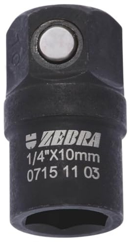 Würth 1/4 Zoll Bitadapter 6 Kant SW10 für Ratschenringschlüssel 10mm | 07151103