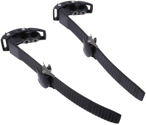 TOYANDONA Lot de 2 Set de Sangles de Rechange Noires pour Chaussures de Patin à roulettes Adultes et Garçon et Filles, Fixation Stable, Accessoire Essentiel pour Patins en Ligne et Rollers