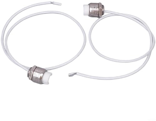 CWOQOCW Lot de 2 douilles de lampe R7S, support de lampe en métal, compatible avec tube de lampe R7S, douille résistante à la chaleur pour installation d'éclairage LED ou halogène