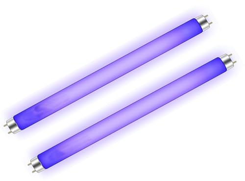 Générique Lampadine di ricambio T8 F10W per uccisore di mosche da 13 pollici, tubo al neon UV per uccidere insetti elettrici da 20 W/picche-mosca/uccidere zanzare, confezione da 2