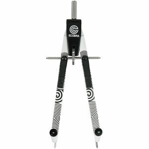 Ecobra 5 x Schnellverstell-Zirkel Serie Master weiß/schwarz