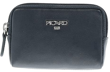 Picard Damen Schlüsseletui Bingo 8976 aus Rindsleder mit Reißverschluss in der Farbe Ozean, 11x7x3cm, 8976342023
