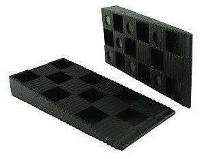 ToniTec Montagekeile 200 Stk 150x43x20 mm schwarz | Fenster- und Türenmontage |