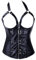 JL Corset Corsage Fetisch Busenfrei schwarz Kunstleder Korsage EUR(36-38) L